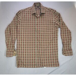 Serica Button Down‎ Long Sleeve Shirt Mens Medium Designer Haberdashery Italy